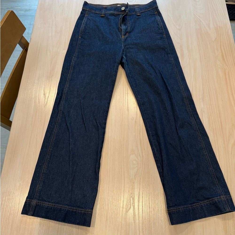 Loft High Rise Wide Leg Jeans